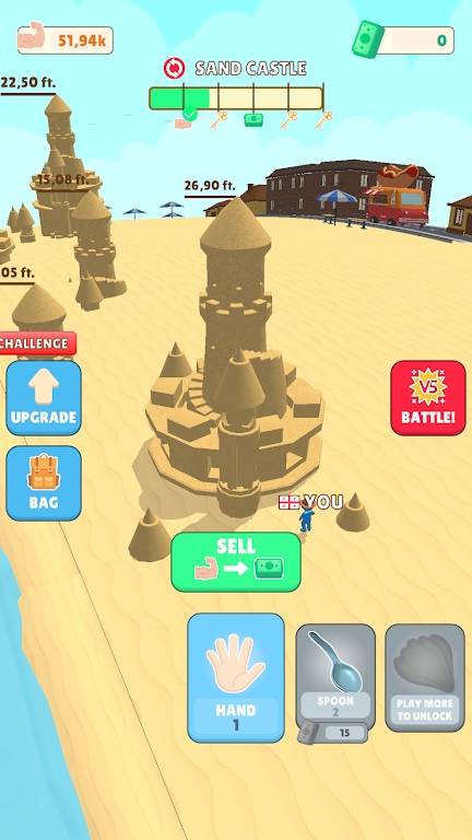 沙子城堡游戏